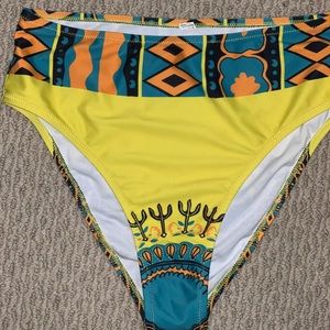 Highwaist Tribal Bikini Bottom